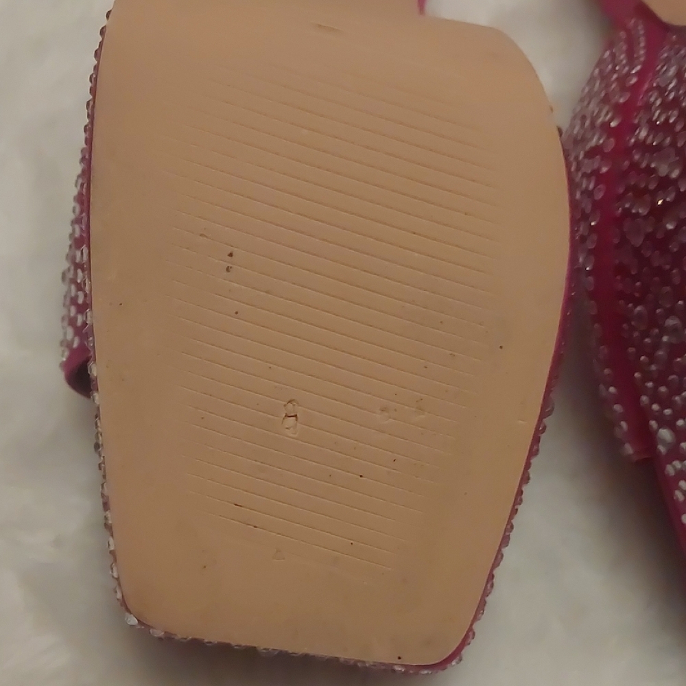 Pink Rhinestone Platform Heels - Picture 9 of 15